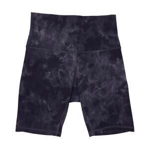 Lululemon Align Shorts 8" Diamond Dye Diamond Dye Pitch Grey Graphite Grey Sz 4